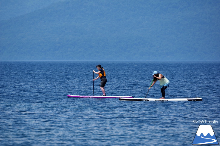 パドルクラブ 話題のアクティビティ『SUP』無料体験試乗会 in 支笏湖